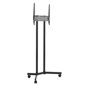 VEVOR Rolling TV Stand, Mobile TV Cart for 32-65 Inch Screens, Height Adjustable