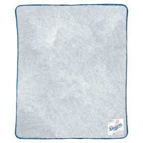 Dodgers OFFICIAL MLB Two-Tone Sherpa Throw Blanket; 50" x 60"