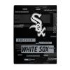 WHITE SOX OFFICIAL MLB "Digitize" Raschel Throw Blanket; 60" x 80"