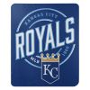 Royals OFFICIAL MLB "Campaign" Fleece Throw Blanket; 50" x 60"
