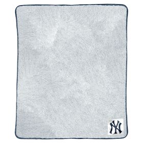 Yankees OFFICIAL MLB Two-Tone Sherpa Throw Blanket; 50" x 60"