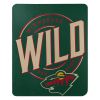 Wild OFFICIAL NHL "Campaign" Fleece Throw Blanket; 50" x 60"