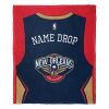 [Personalization Only] OFFICIAL NBA Jersey Silk Touch Throw Blanket - Pelicans
