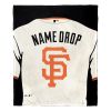 [Personalization Only] OFFICIAL MLB Jersey Personalized Silk Touch Throw Blanket - SF Giants