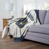 [Personalization Only] OFFICIAL MLB Jersey Personalized Silk Touch Throw Blanket - Brewers