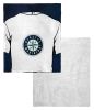 [Personalization Only] OFFICIAL MLB Jersey Personalized Silk Touch Sherpa Throw Blanket - Mariners