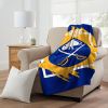 Sabres OFFICIAL NHL "Run" Micro Raschel Throw Blanket; 46" x 60"