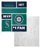 [Personalization Only] OFFICIAL MLB Colorblock Personalized Silk Touch Sherpa Throw Blanket - Mariners