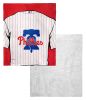 [Personalization Only] OFFICIAL MLB Jersey Personalized Silk Touch Sherpa Throw Blanket - Phillies