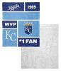 [Personalization Only] OFFICIAL MLB Colorblock Personalized Silk Touch Sherpa Throw Blanket - Royals