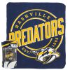 Predators OFFICIAL NHL "Campaign" Fleece Throw Blanket; 50" x 60"