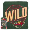 Wild OFFICIAL NHL "Campaign" Fleece Throw Blanket; 50" x 60"