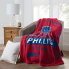 PHILLIES OFFICIAL MLB "Digitize" Raschel Throw Blanket; 60" x 80"