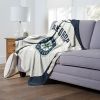 [Personalization Only] OFFICIAL MLB Jersey Personalized Silk Touch Throw Blanket - Mariners