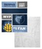 [Personalization Only] OFFICIAL NBA Colorblock Silk Touch Sherpa Throw Blanket - Memphis Grizzlies