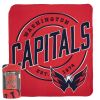 Capitals OFFICIAL NHL "Campaign" Fleece Throw Blanket; 50" x 60"