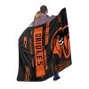 ORIOLES OFFICIAL MLB "Digitize" Raschel Throw Blanket; 60" x 80"