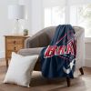 Braves OFFICIAL MLB "Campaign" Fleece Throw Blanket; 50" x 60"