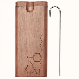 Wooden Cigarette Case, Storage Box For Men (Color: S-Native Americans)